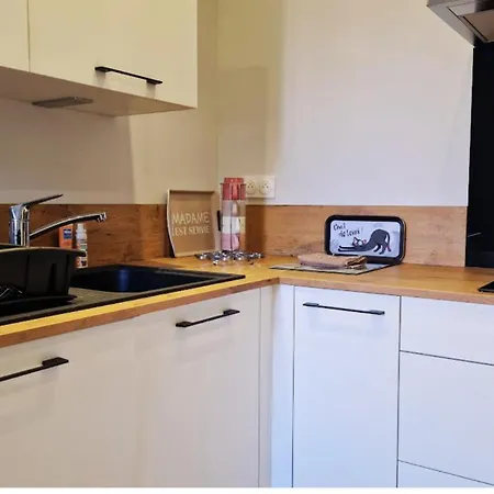 Au Ptit Bonheur Du Lot, Centre-ville, Calme, Vue, Jardin Appartamento